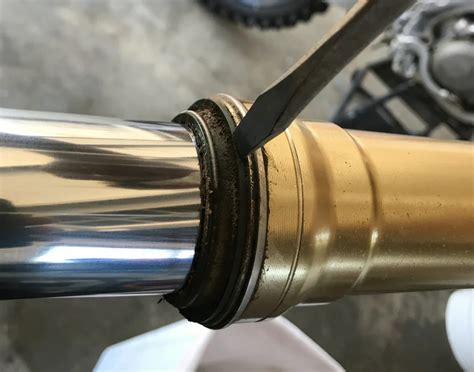 fork oil leaking from top|Front forks/shocks leaking oil